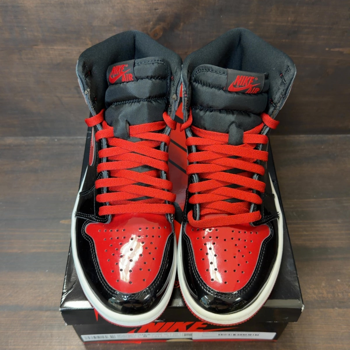 Jordan 1 Retro High OG Patent Bred - Image 3