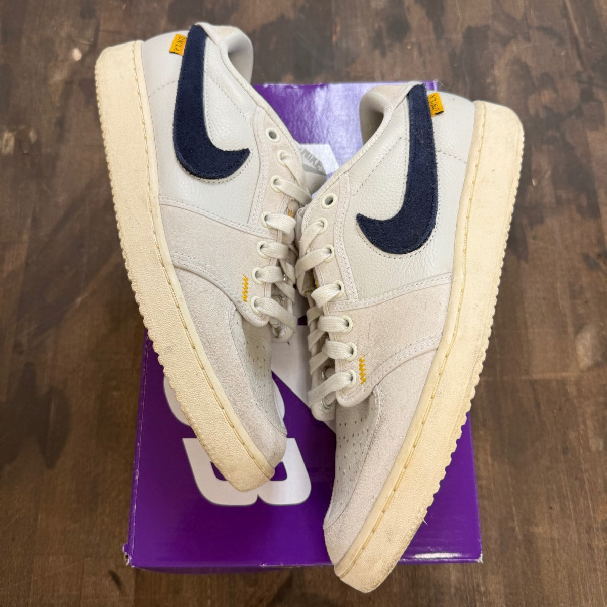 Jordan 1 Retro AJKO Low SP Union Sail Leather Size 9.5 (Pre-Owned) - Image 1