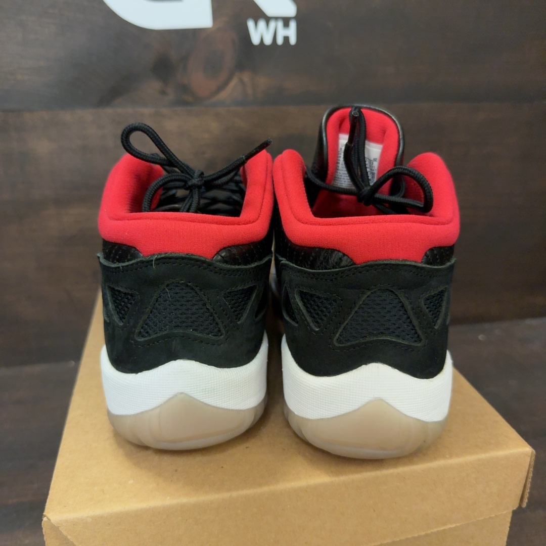 Jordan 11 Retro Low IE Bred (2021) Size 8.5 (Pre-Owned) - Image 4