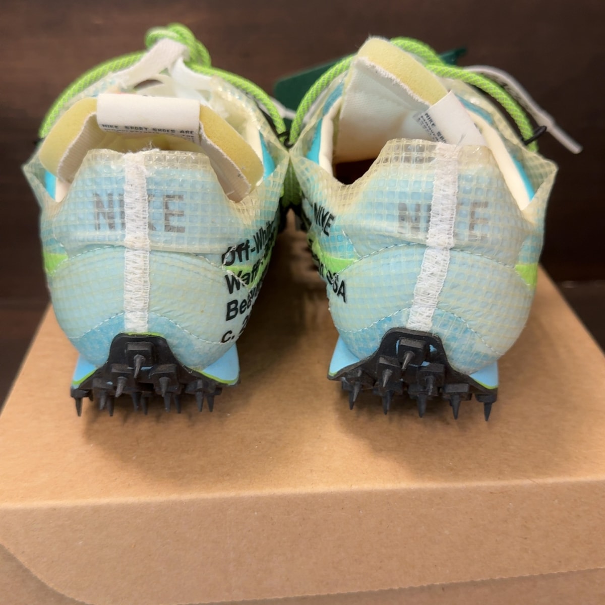 Nike Waffle Racer Off-White Vivid Sky (Women's) Size 6W (Pre-Owned) - Image 5