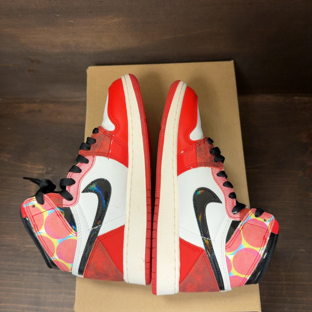 Jordan 1 Retro High OG Spider-Man Across the Spider-Verse (GS) Size 5Y (Pre-Owned) - Image 5
