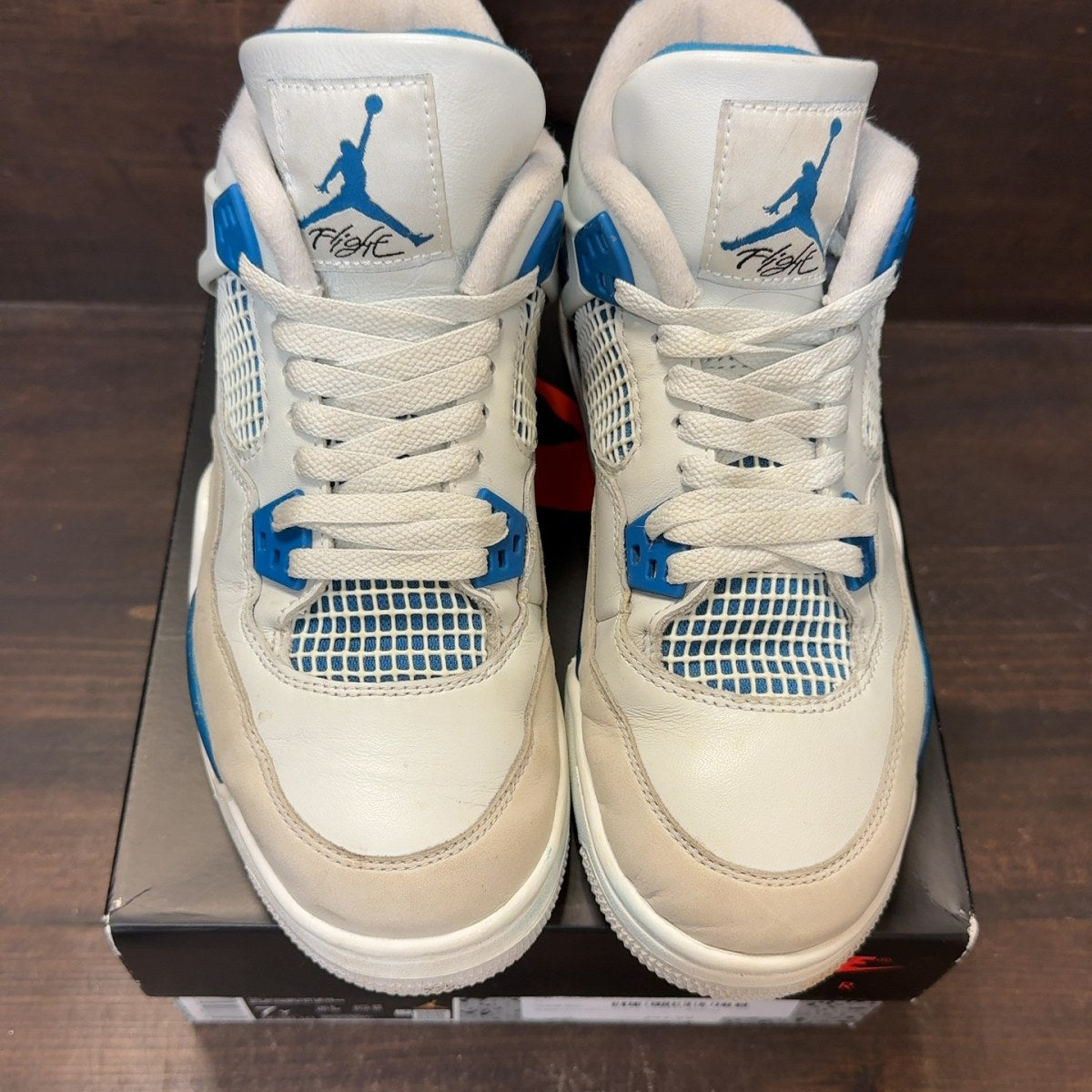 Jordan 4 Retro Military Blue (2024) (GS) - Image 3