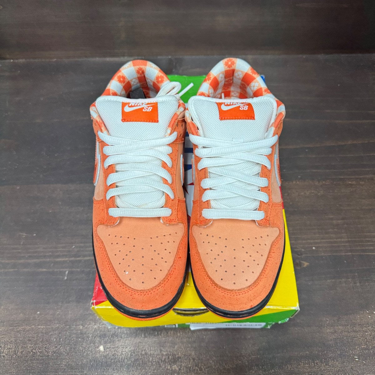 Nike SB Dunk Low Concepts Orange Lobster Size 8 (Pre-Owned) - Image 3