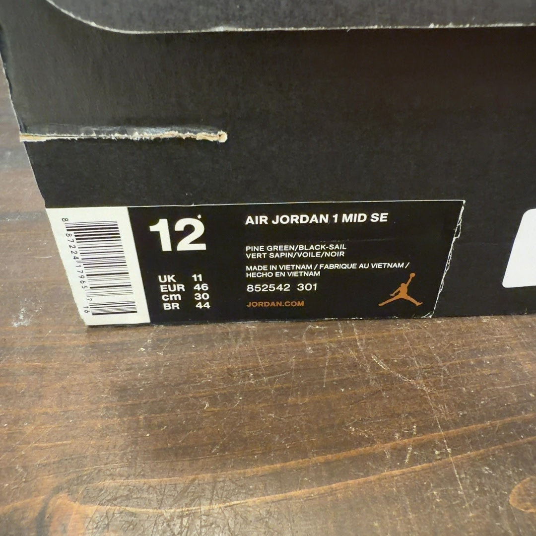 Jordan 1 Mid Pine Green - Image 7