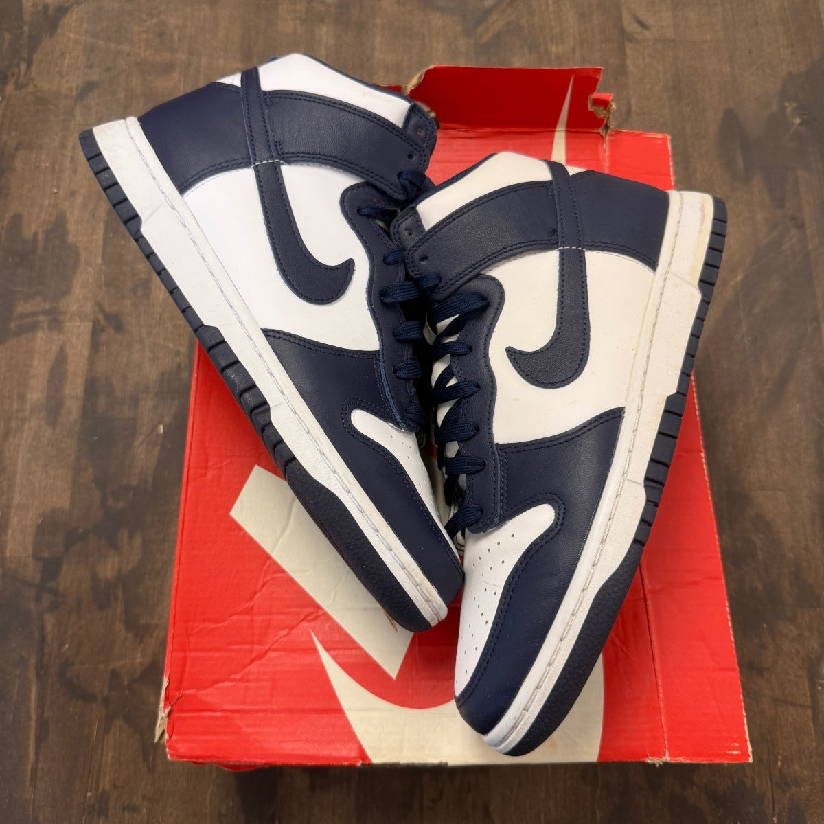Nike Dunk High Championship Navy - Image 1