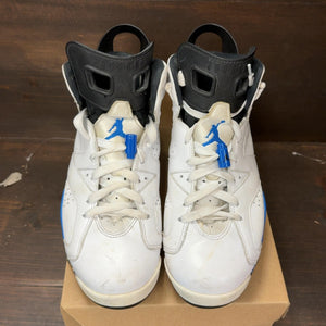 Jordan 6 Retro Sport Blue (2014) Size 10 (Pre-Owned) - Image 3