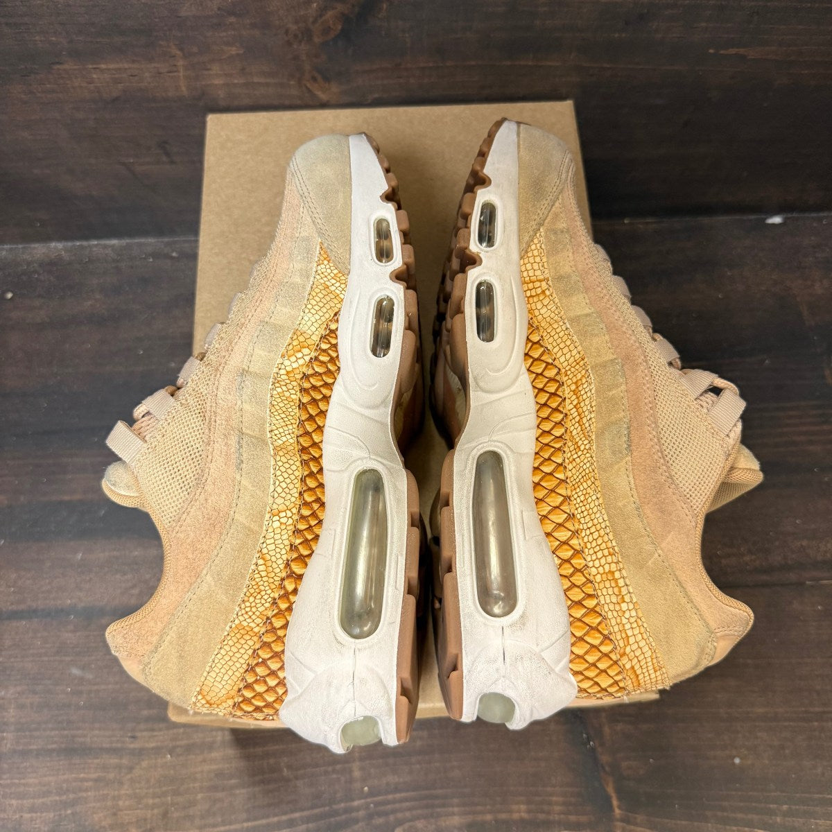 Nike Air Max 95 Vachetta Tan Snake Size 8 (Pre-Owned) - Image 5