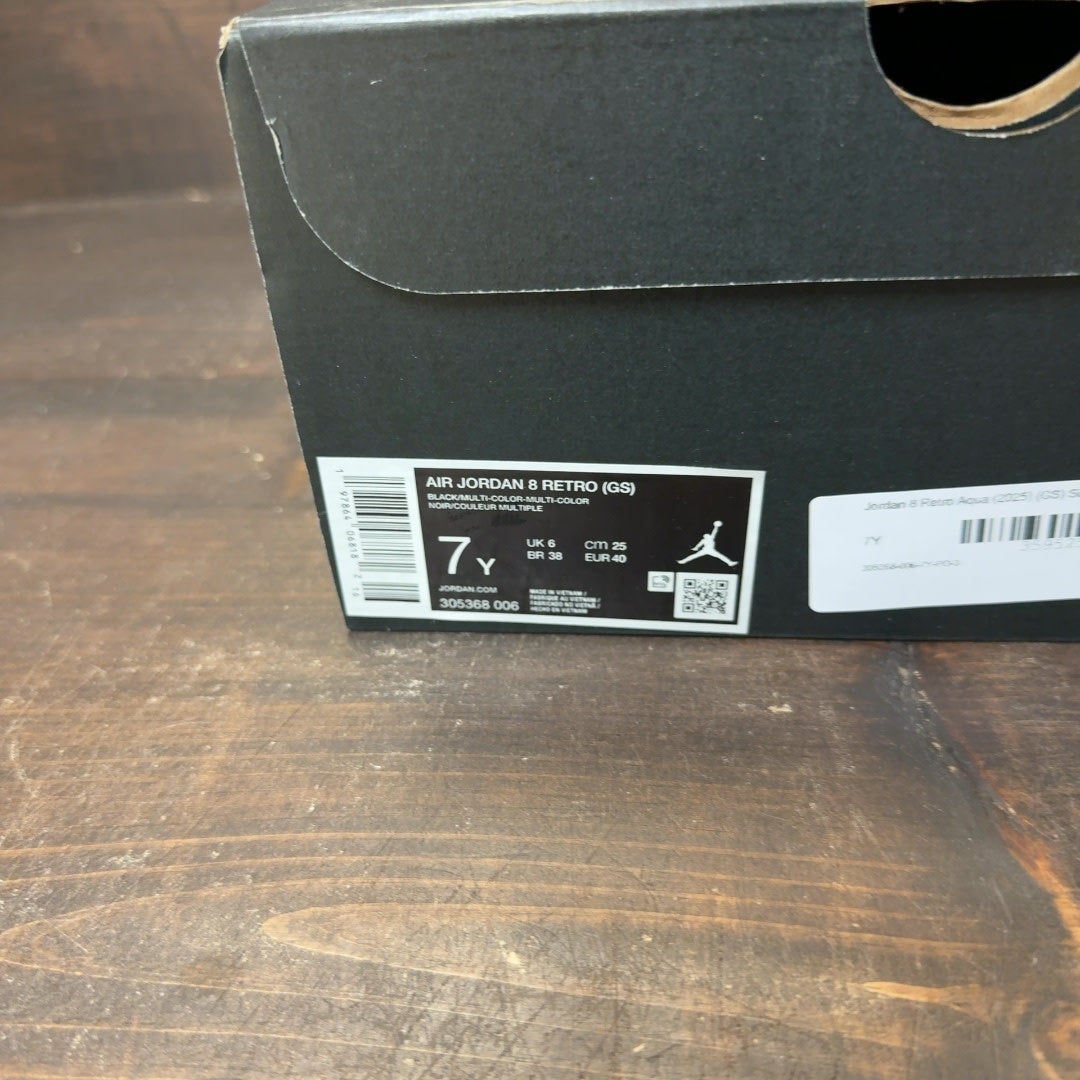Jordan 8 Retro Aqua (2025) (GS) - Image 8