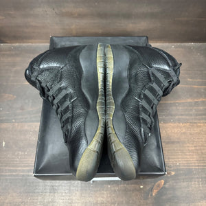 Jordan 10 Retro Drake OVO Black Size 9 (Pre-Owned) - tag