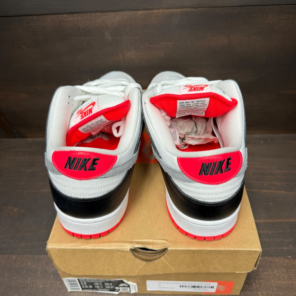 Nike SB Dunk Low Infrared Orange Label - Image 5