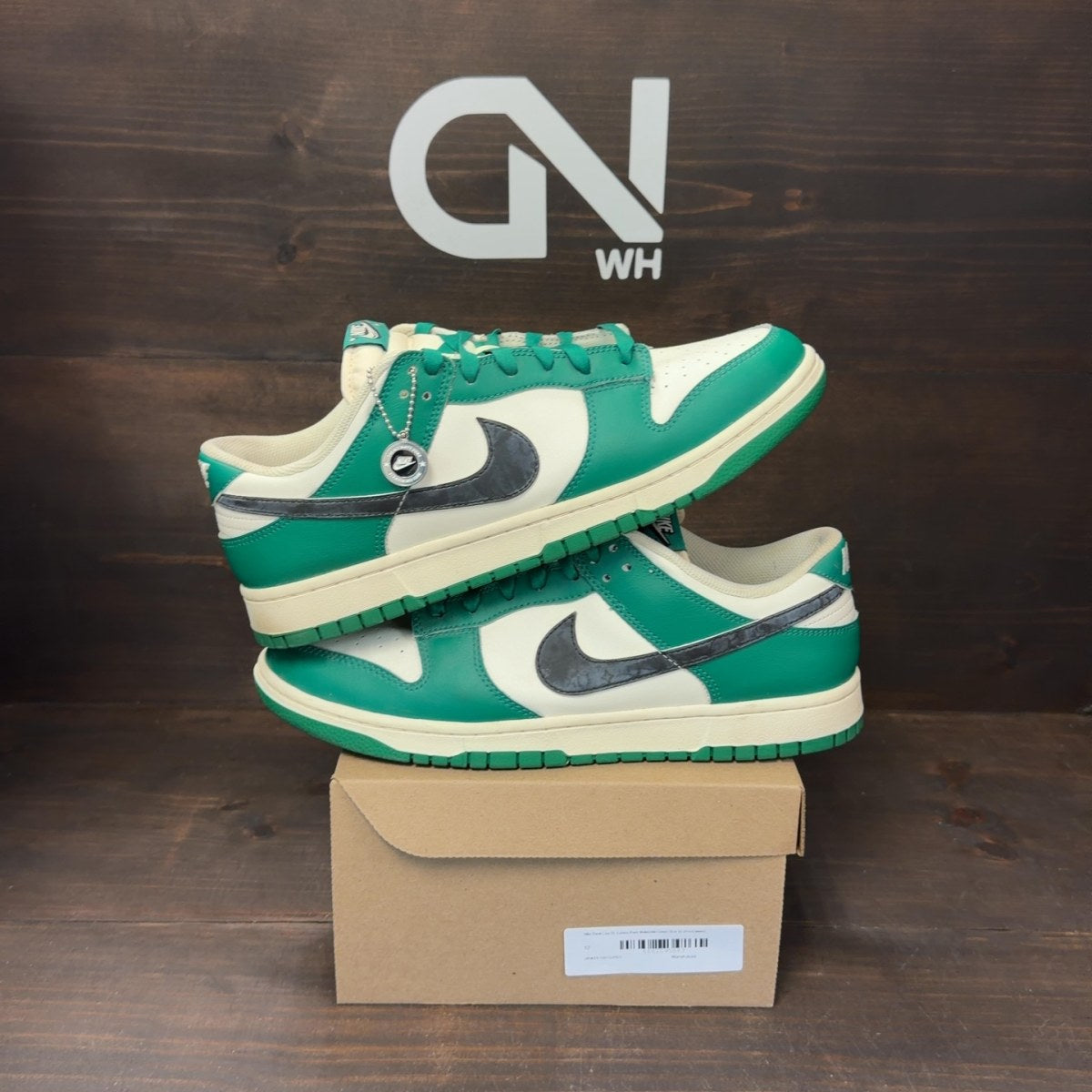 Nike Dunk Low SE Lottery Pack Malachite Green Size 12 (Pre-Owned) - Image 1