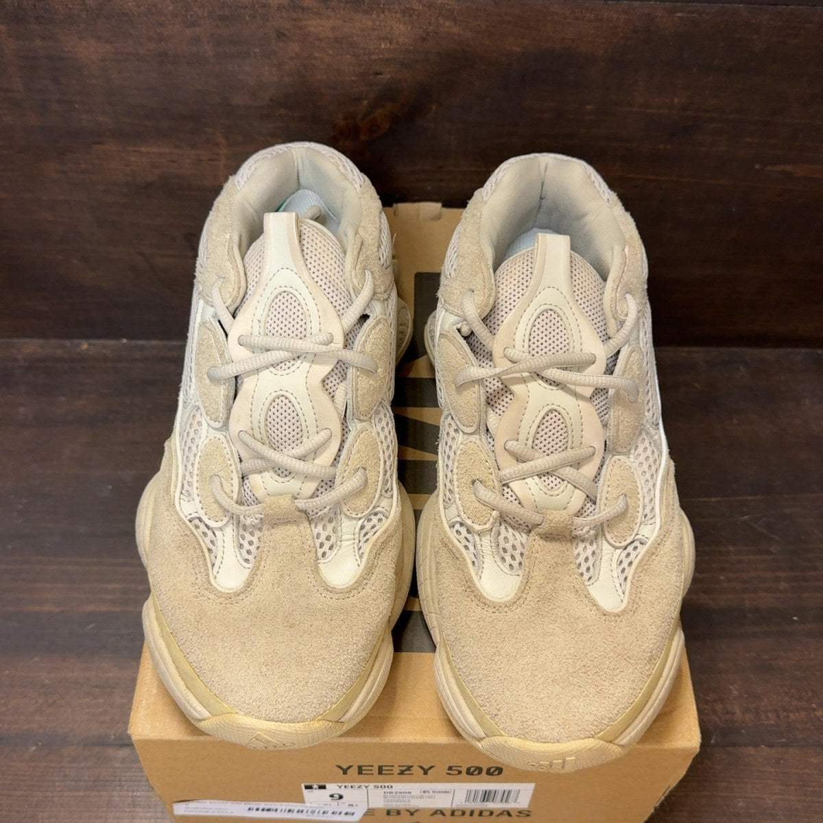 adidas Yeezy 500 Blush Size 9 (Pre-Owned) - tag