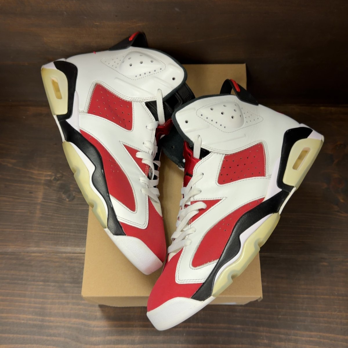 Jordan 6 Retro Carmine (2021) Size 13 (Pre-Owned) - Image 2