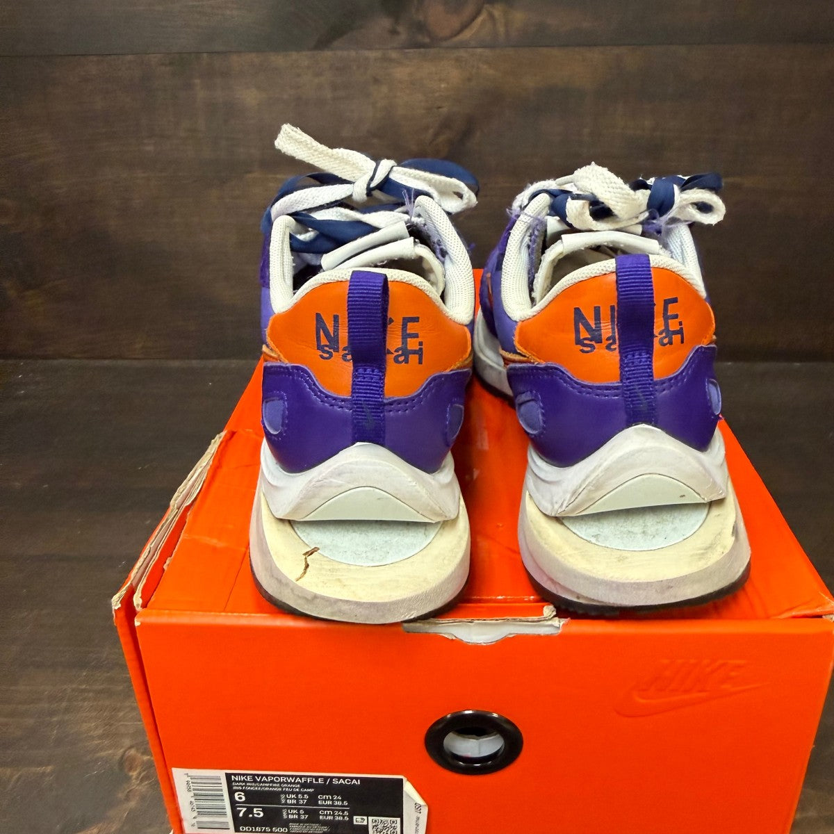 Nike Vaporwaffle sacai Dark Iris - Image 5