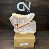 Jordan 1 Retro High OG Washed Pink (Women's) Size 10W (Pre-Owned) - front