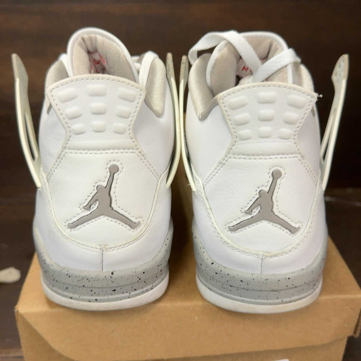 Jordan 4 Retro White Oreo (2021) Size 10.5 (Pre-Owned) - Image 5