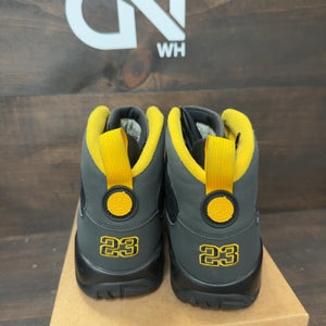 Jordan 9 Retro Dark Charcoal University Gold Size 11 (Pre-Owned) - Image 4