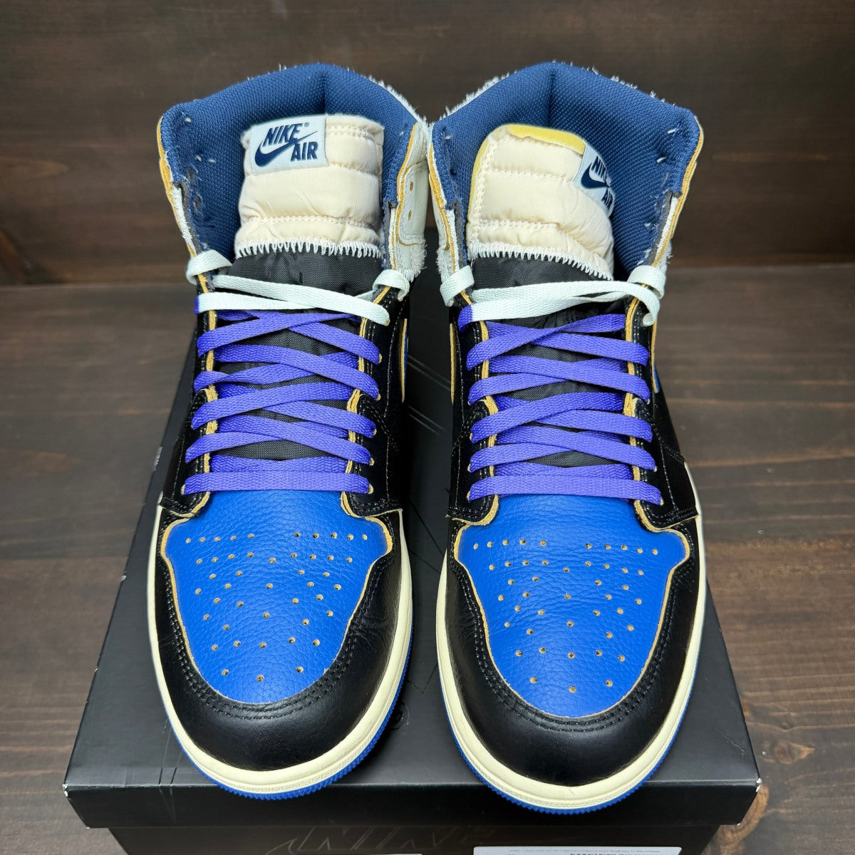 Jordan 1 Retro High OG SP Fragment x Union LA Sport Royal - Image 5