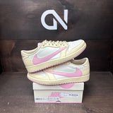 Jordan 1 Retro Low OG SP Travis Scott Shy Pink Size 12 (Pre-Owned) - front