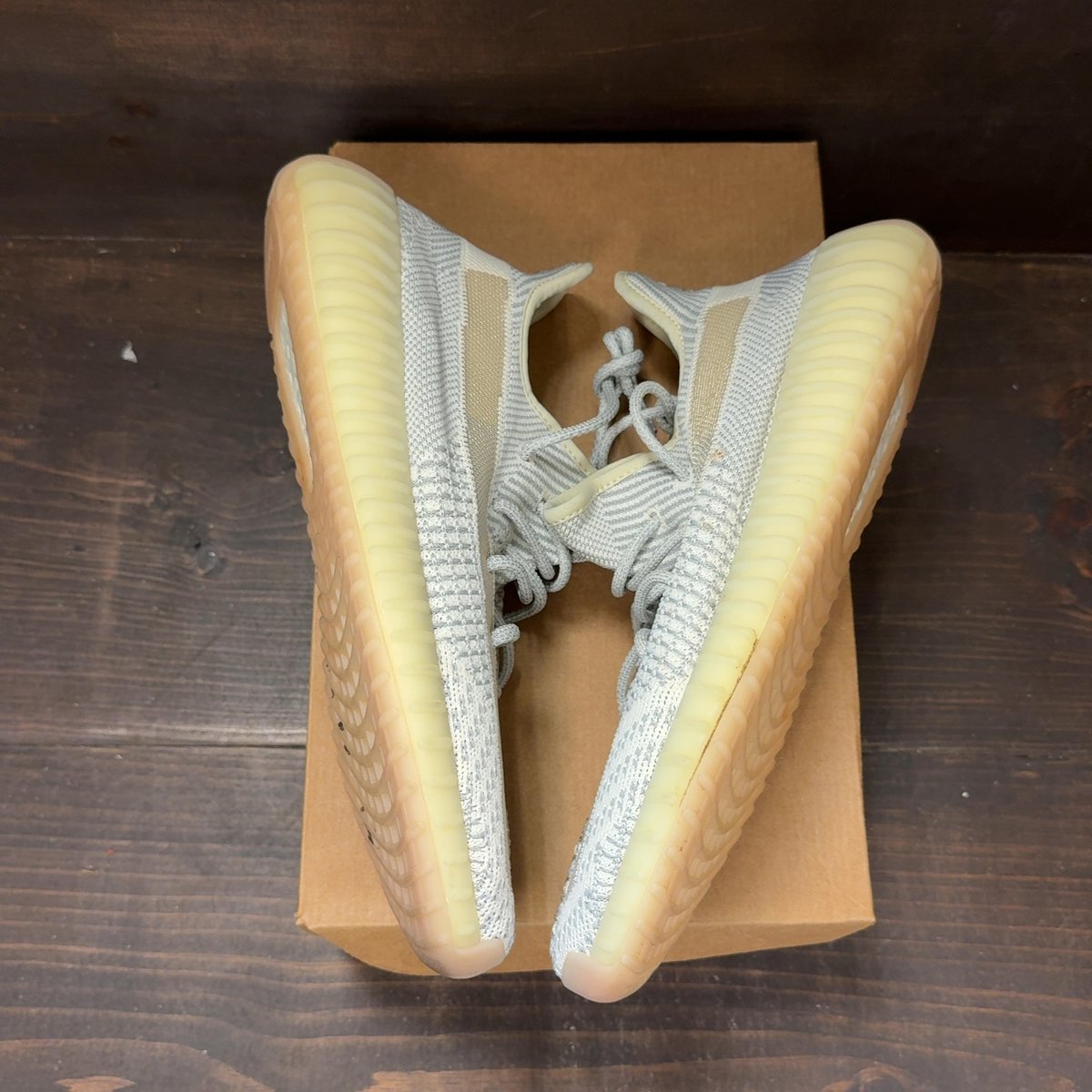 adidas Yeezy Boost 350 V2 Lundmark (Non Reflective) Size 11.5 (Pre-Owned) - back