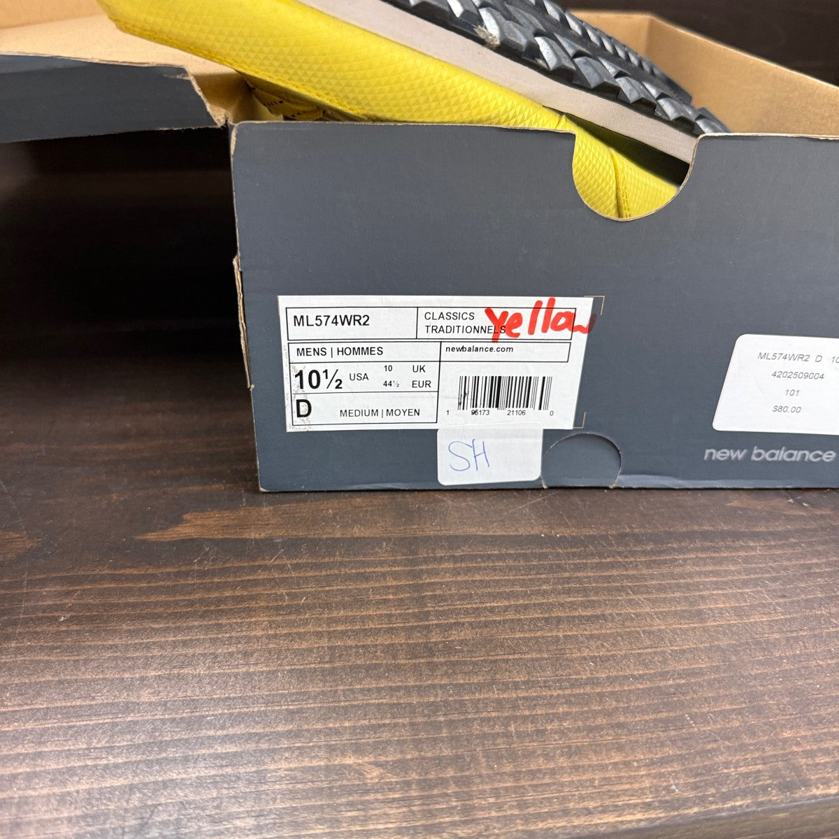 Citra Yellow New Balance 574 Size 10.5 (Pre-Owned) - Image 8