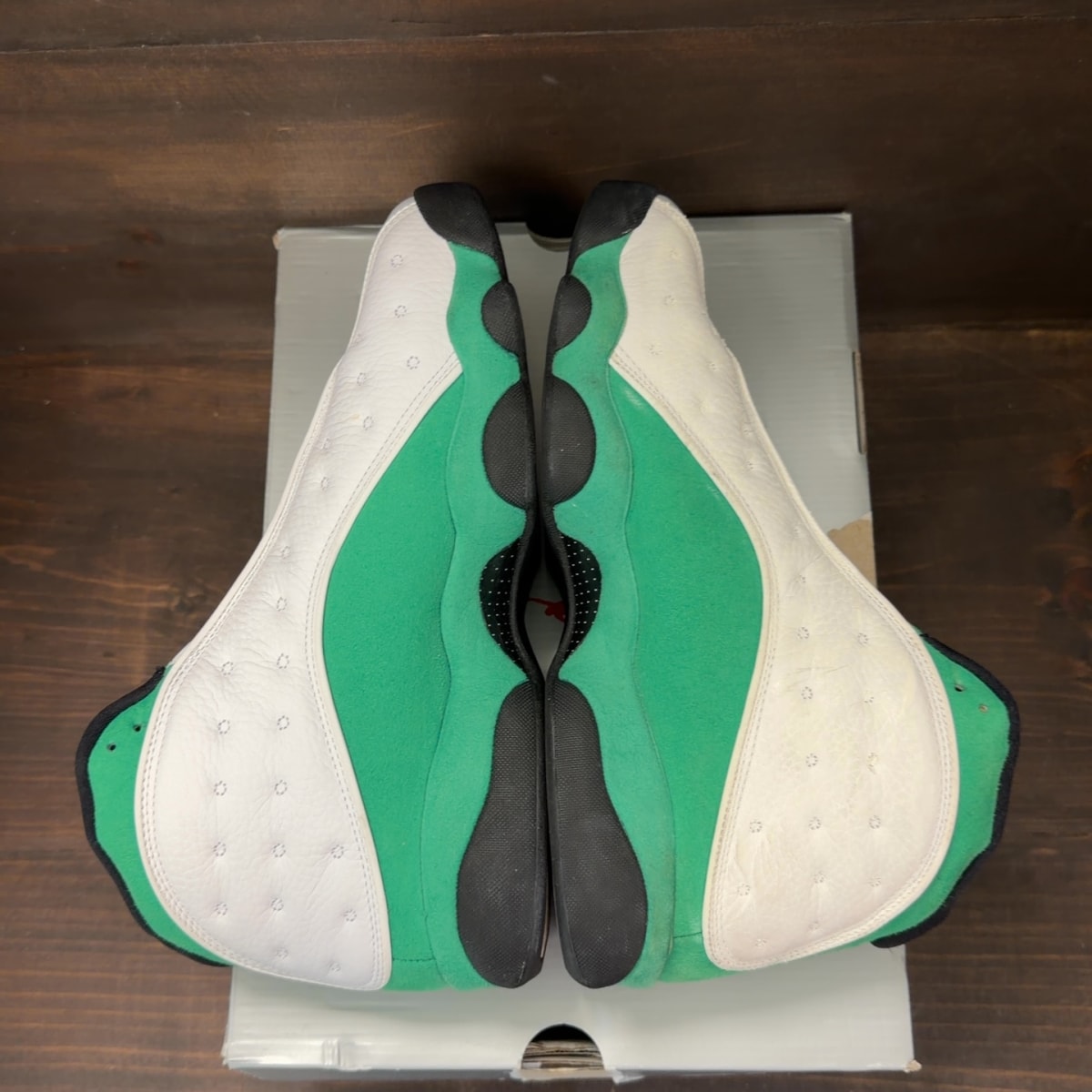 Jordan 13 Retro White Lucky Green Size 12 (Pre-Owned) - Image 5