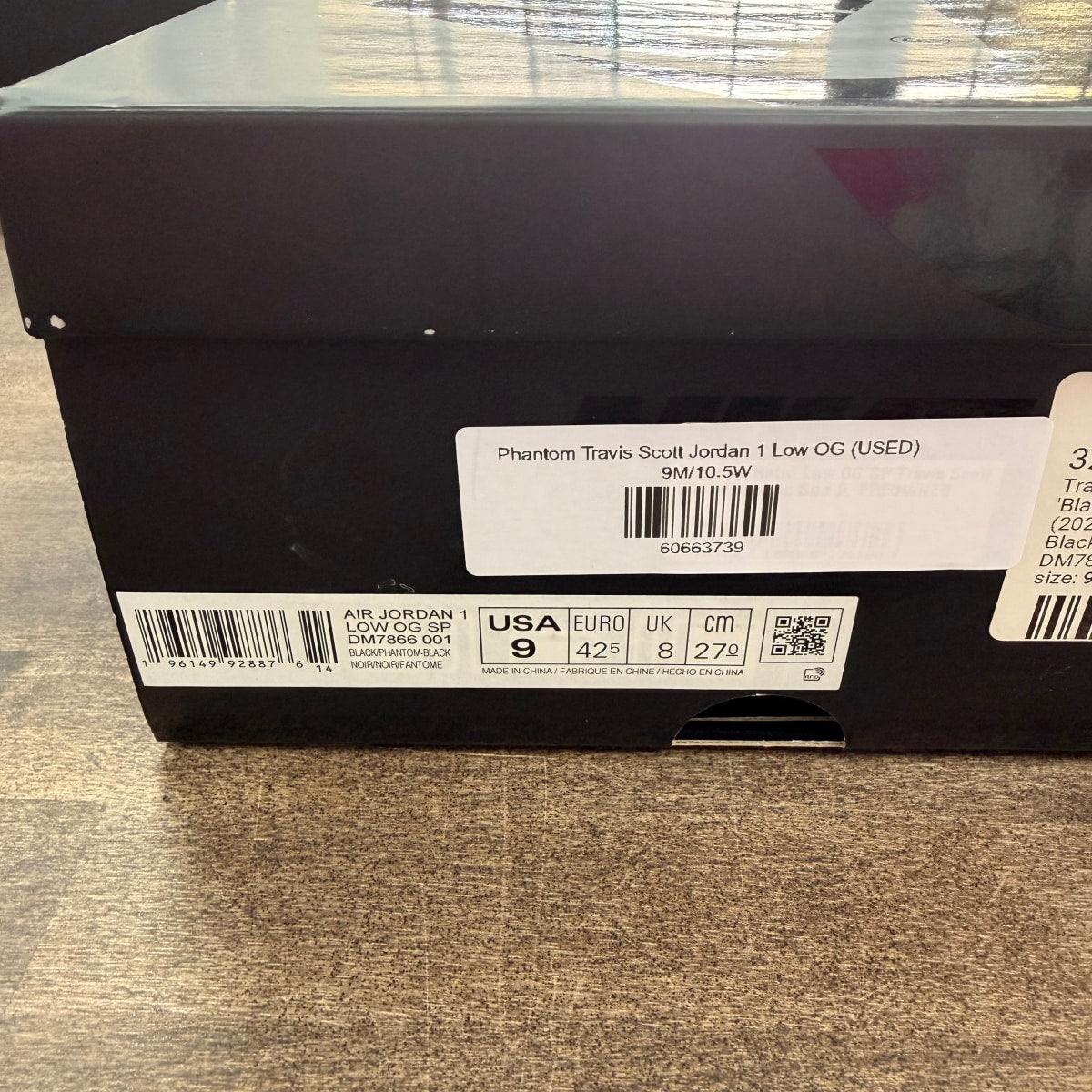 Jordan 1 Retro Low OG SP Travis Scott Black Phantom - Image 6