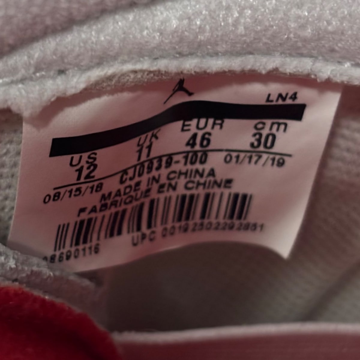 Jordan 3 Retro Tinker White University Red - Image 8