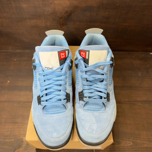 Jordan 4 Retro University Blue Size 11.5 (Pre-Owned) - Image 3