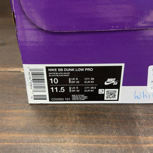 Nike SB Dunk Low Pro Black Gum Size 10 (Pre-Owned) - aux