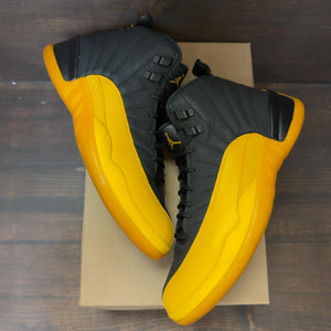 Jordan 12 Retro Black University Gold Size 8 (Pre-Owned) - Image 2