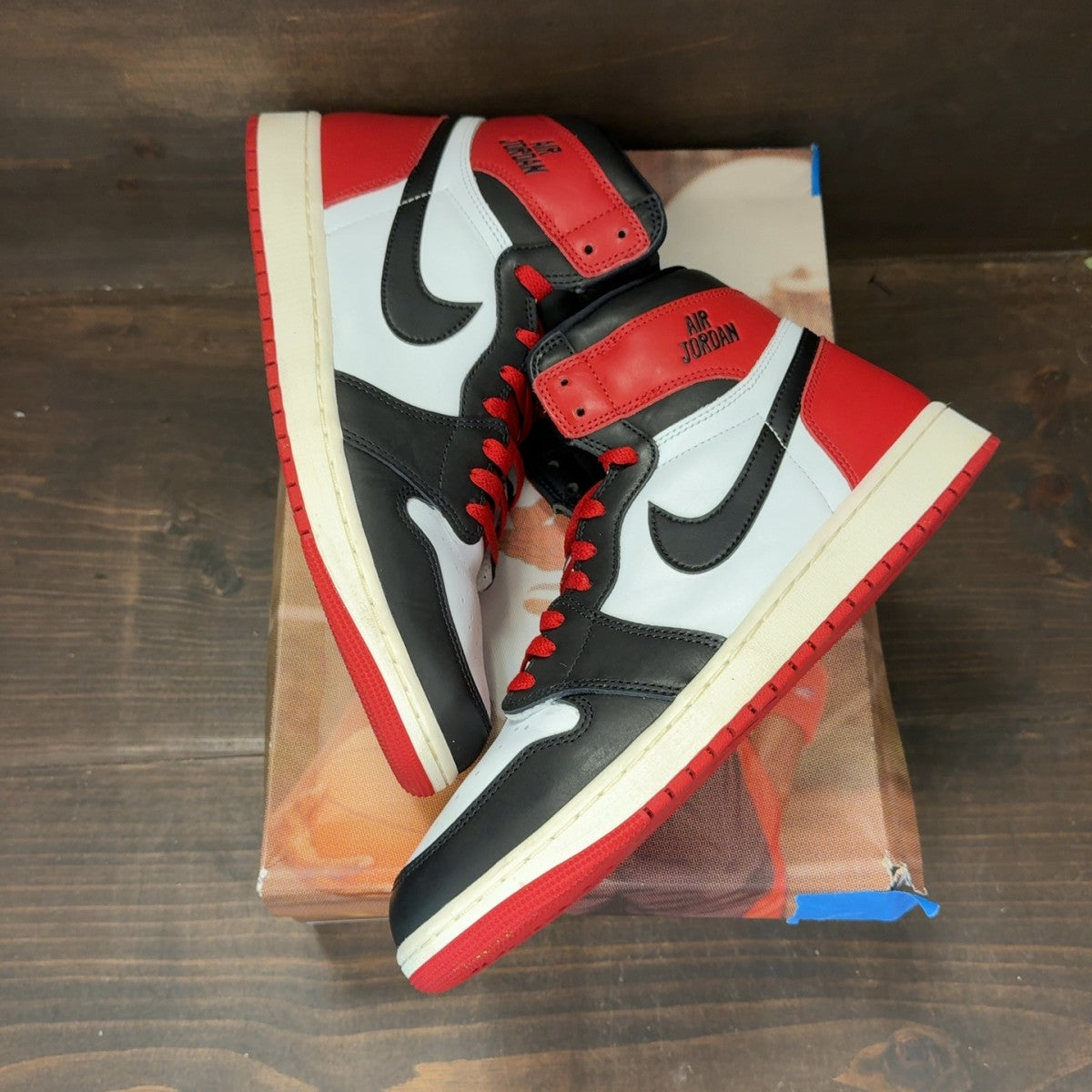 Jordan 1 Retro High OG Black Toe Reimagined - Image 2