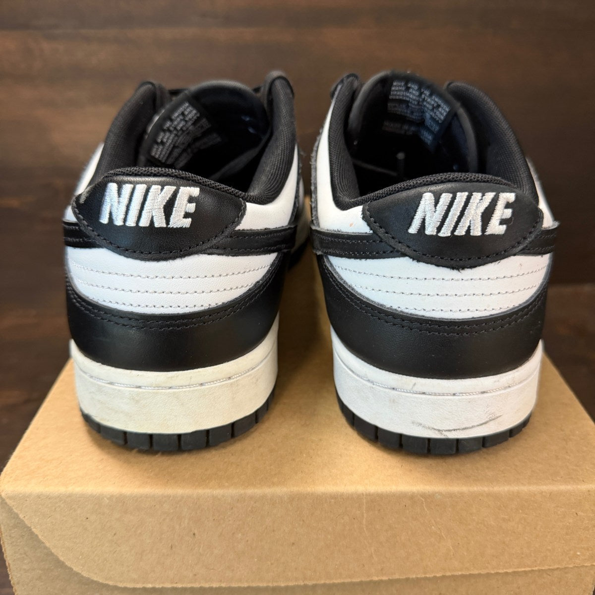 Nike Dunk Low Retro White Black Panda Size 12 (Pre-Owned) - Image 4