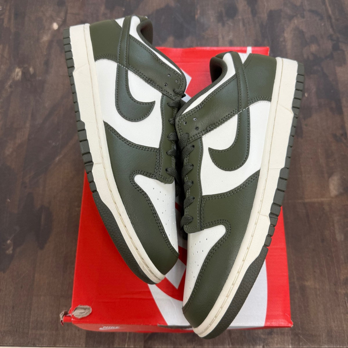 Nike Dunk Low Pale Ivory Cargo Khaki - Image 1