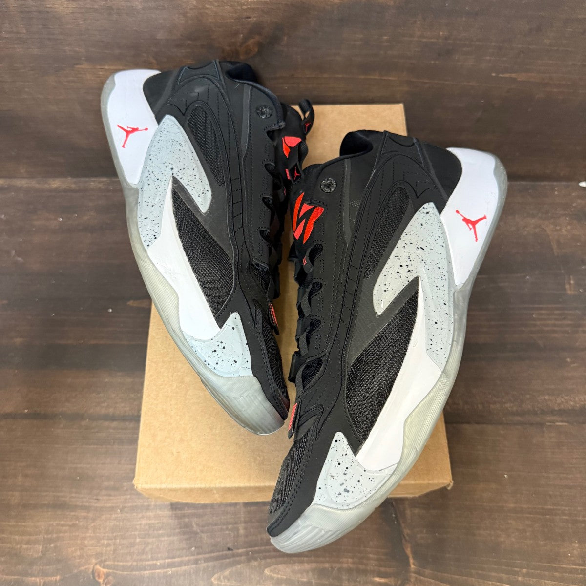 Jordan Luka 2 Black Bright Crimson Size 13 (Pre-Owned) - Image 2