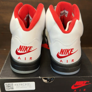 Jordan 5 Retro Fire Red Silver Tongue (2020) - Image 5