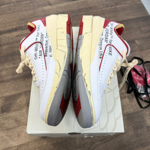 Jordan 2 Retro Low SP Off-White White Red - Image 5