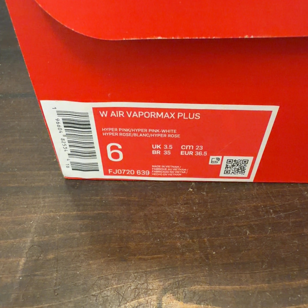 Nike Air Max VaporMax Plus Hyper Pink (Women's) Size 6W (Pre-Owned)