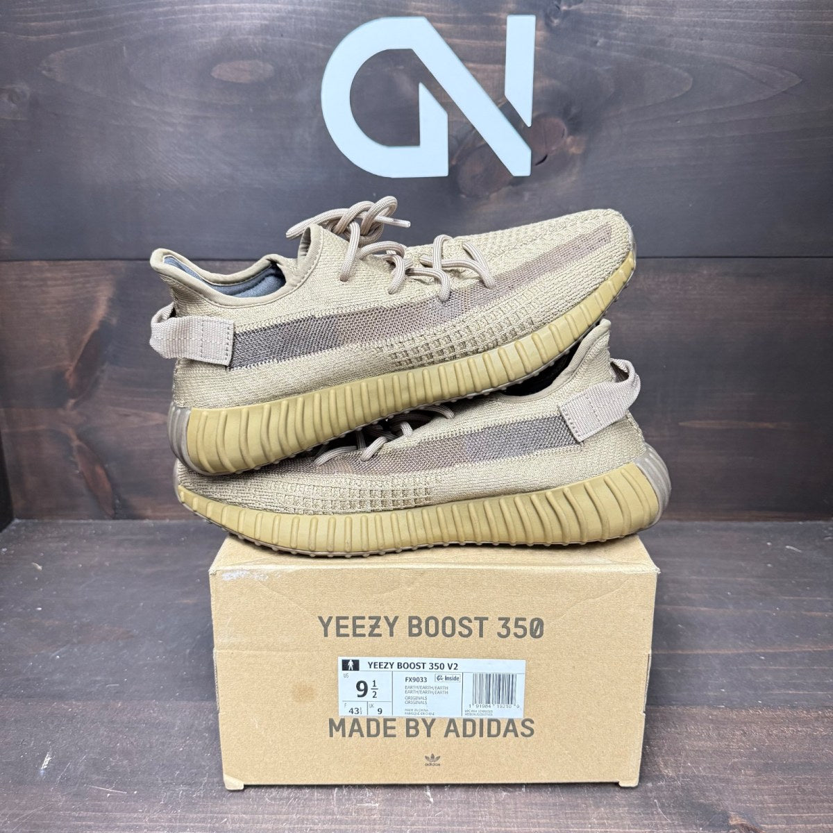 adidas Yeezy Boost 350 V2 Earth Size 9.5 (Pre-Owned)