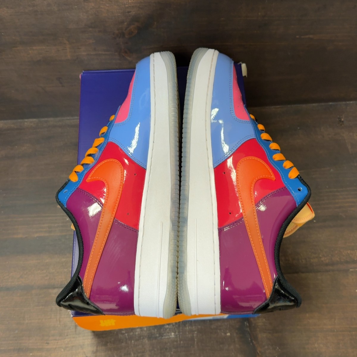Nike Air Force 1 Low SP Undefeated Multi-Patent Total Orange - Image 6