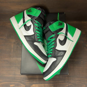 Jordan 1 Retro High OG Lucky Green Size 12 (Pre-Owned) - back