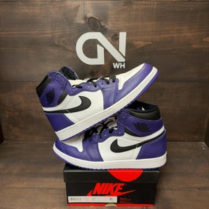 Jordan 1 Retro High Court Purple Size 12 (Pre-Owned) - Image 1