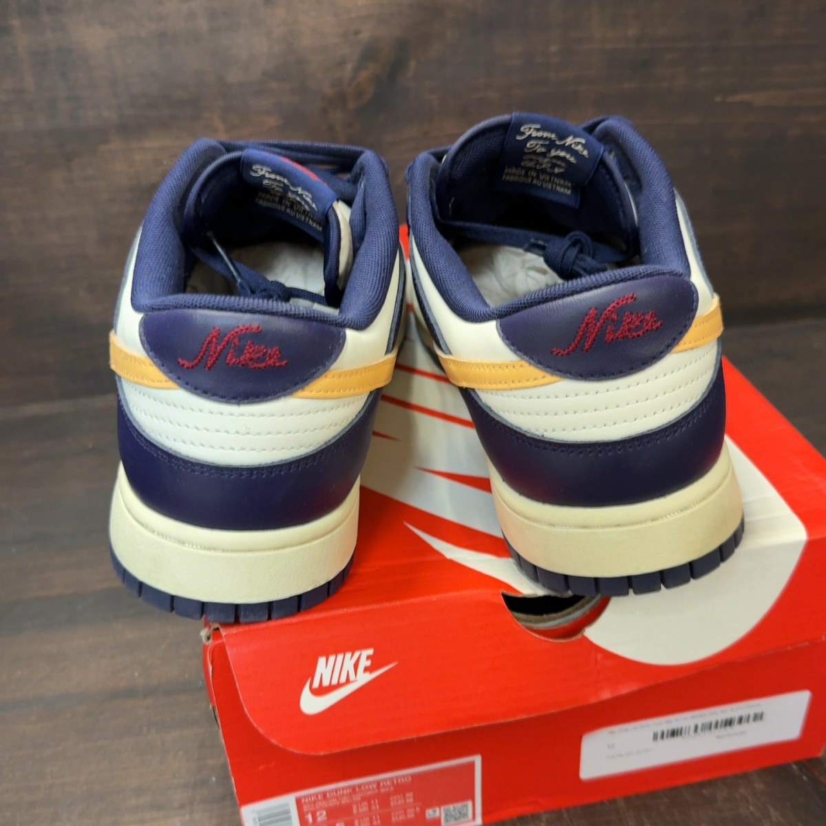 Nike Dunk Low Retro From Nike To You Midnight Navy - Image 4