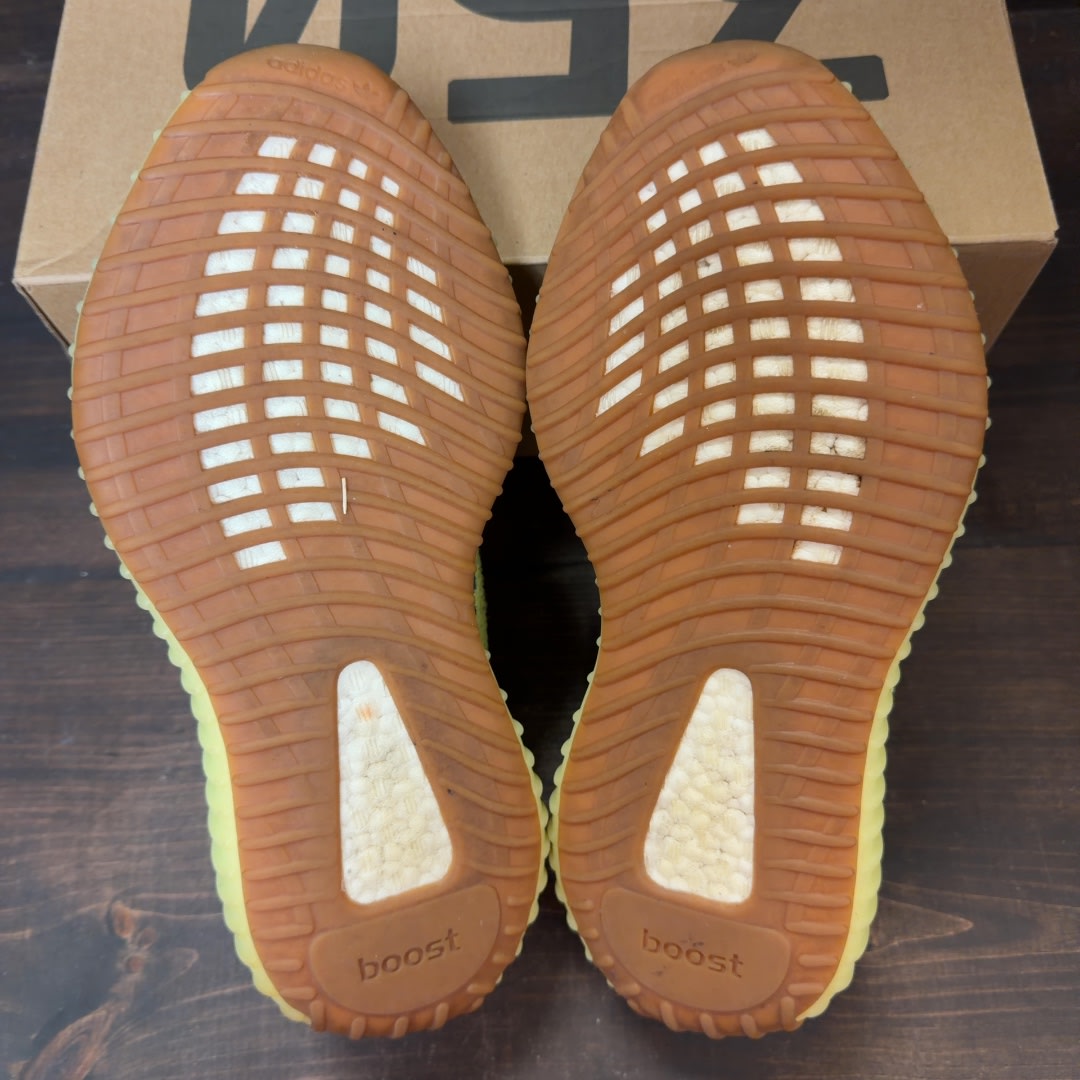 adidas Yeezy Boost 350 V2 Semi Frozen Yellow Size 7.5 (Pre-Owned)