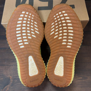 adidas Yeezy Boost 350 V2 Semi Frozen Yellow Size 7.5 (Pre-Owned)