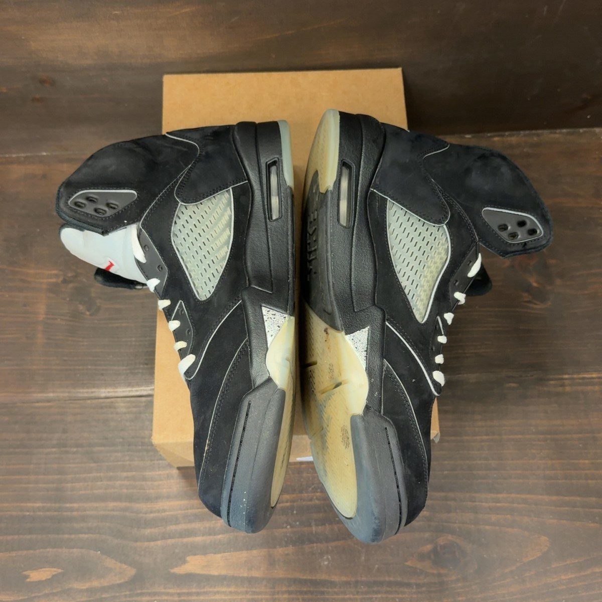 Jordan 5 Retro OG Black Metallic Reimagined Size 14 (Pre-Owned) - Image 4