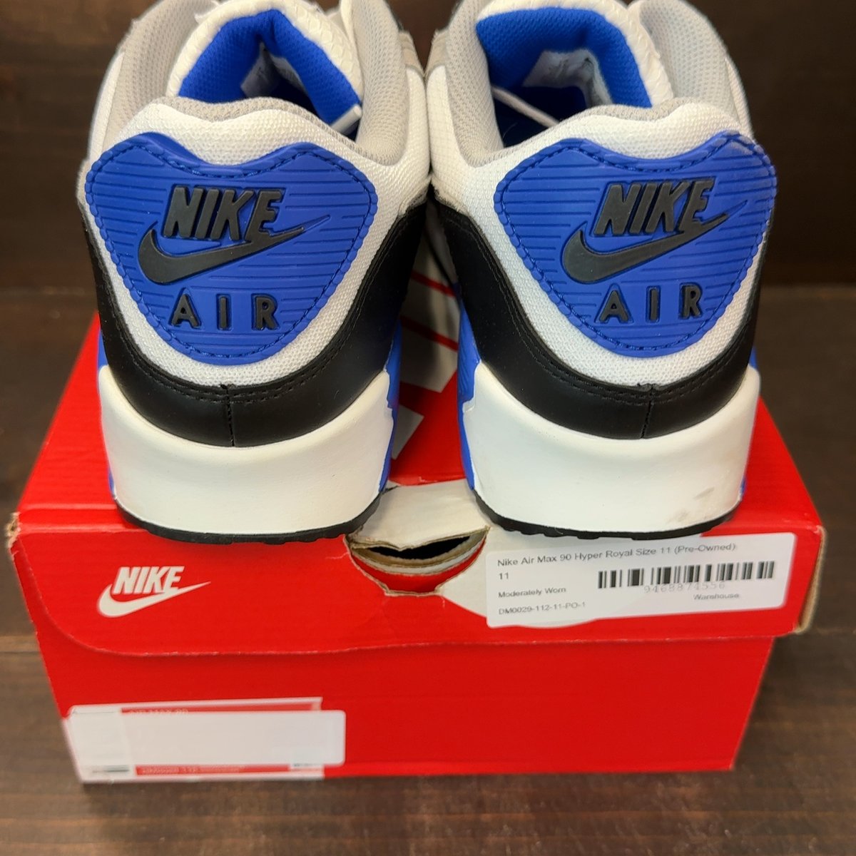 Nike Air Max 90 Hyper Royal Size 11 (Pre-Owned) - aux