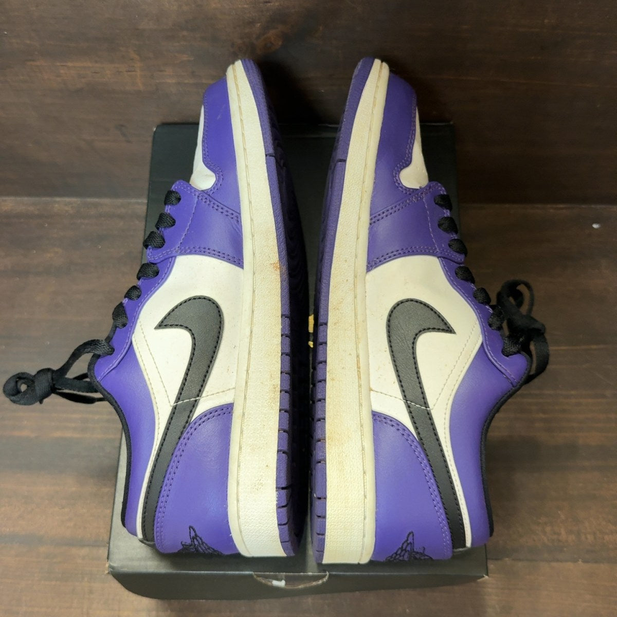 Jordan 1 Low Court Purple White - Image 6