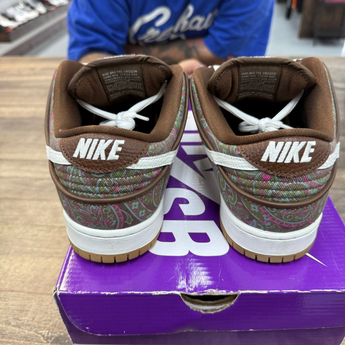 Nike SB Dunk Low Pro Paisley Brown - Image 3