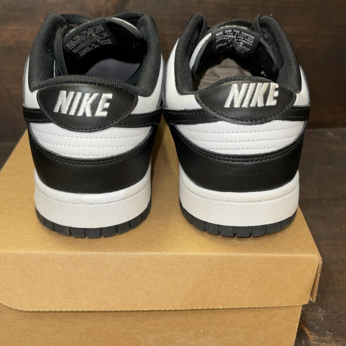 Nike Dunk Low Retro White Black Panda Size 11 (Pre-Owned) - Image 5